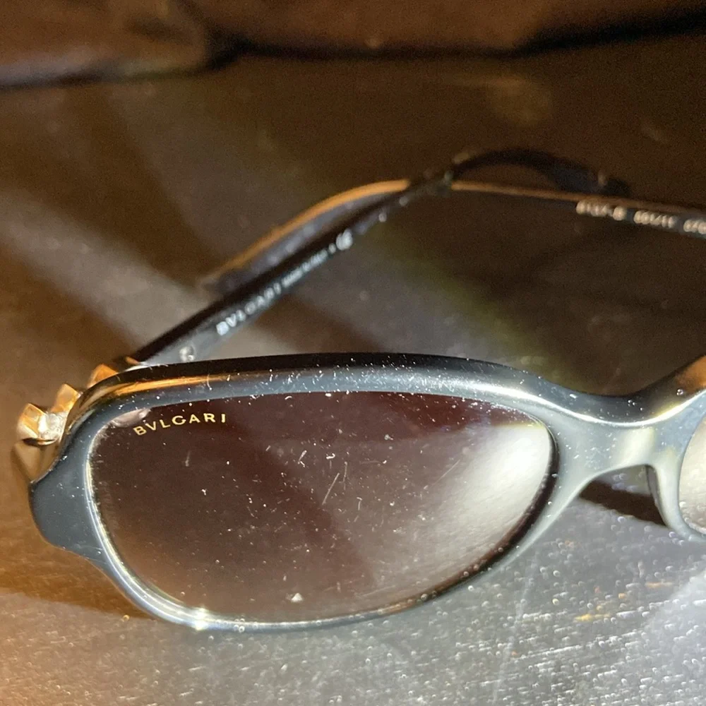 Bvlgari sunglasses with Swarovski crystals womens